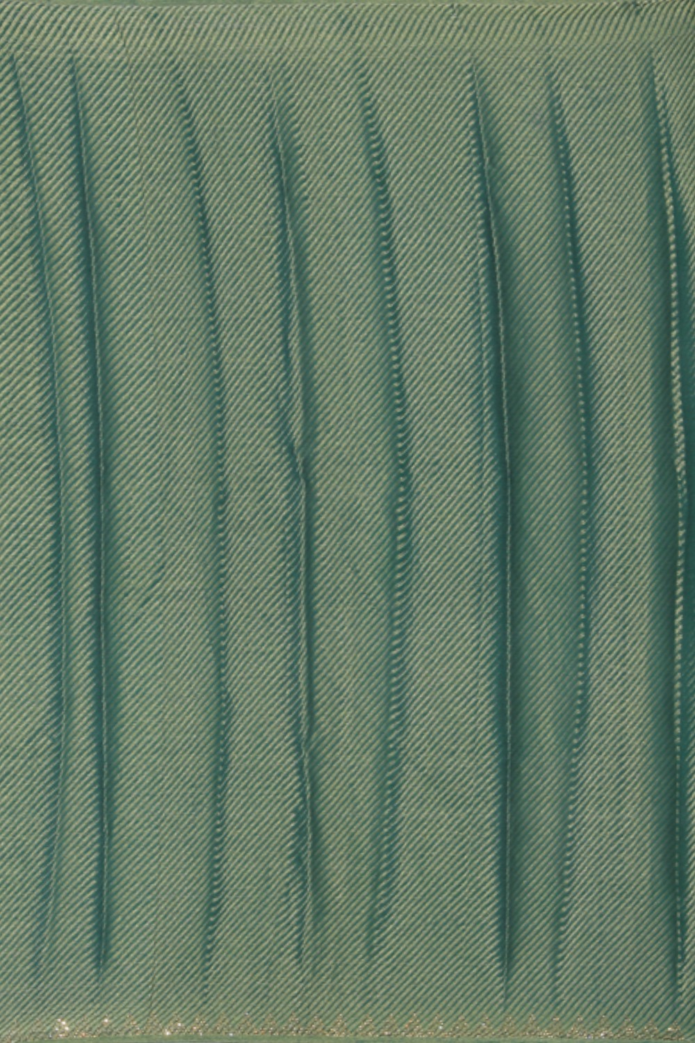 Image of Chiffon Bottle Green Saree